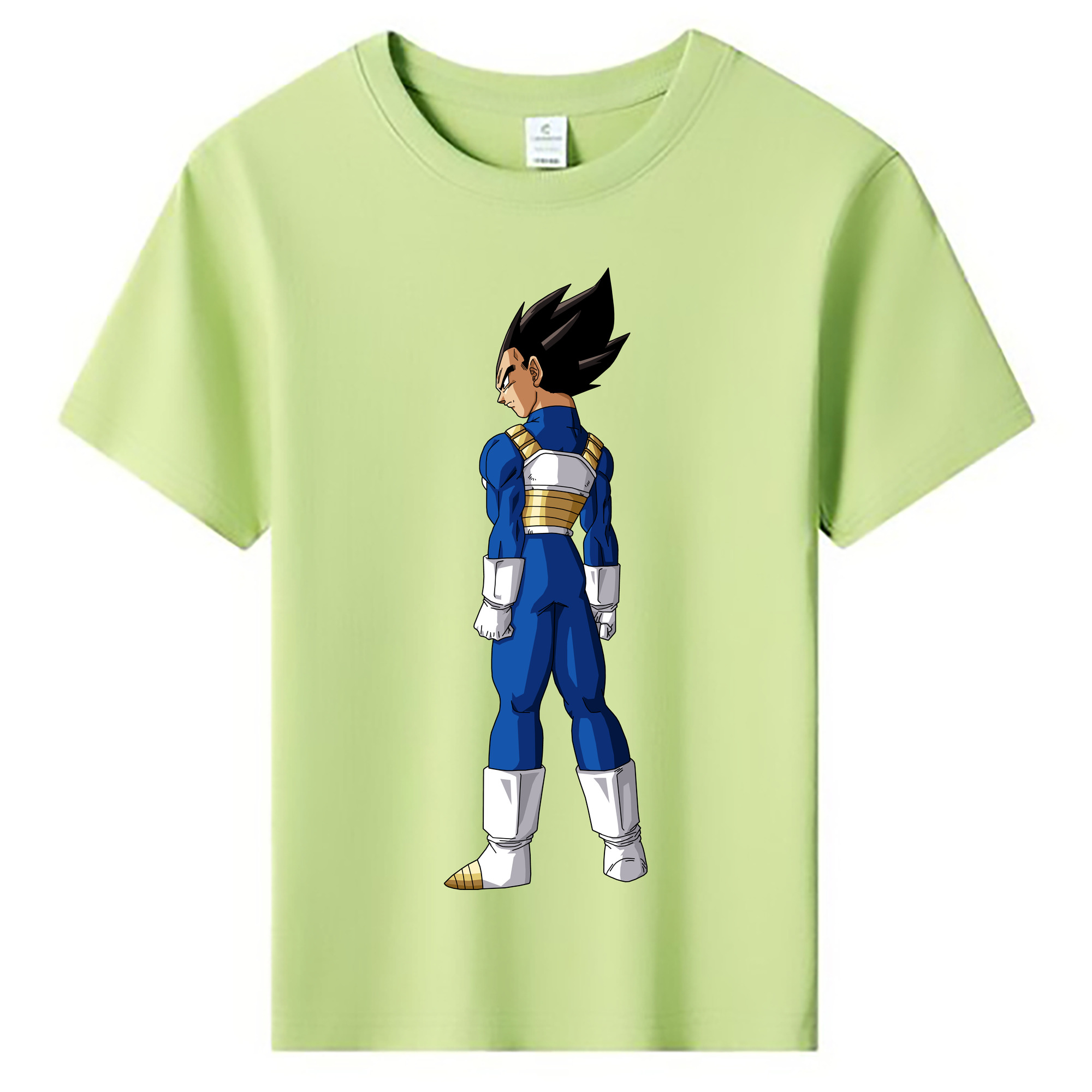 （画像用） ドラゴンボール ベジータ四世（Bejīta Yonsei）DRAGON BALL Vegeta IV 綿100％キッズTシャツ（フロントプリント）
